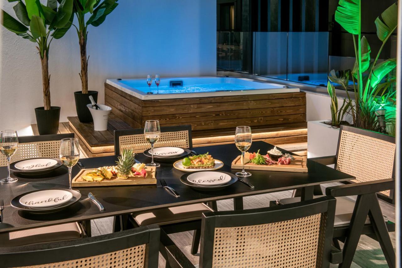 Maison Aqua Suite With Private Mini Pool Jacuzzi Hersonissos  Exterior photo